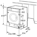 BOSCH ugradbena perilica rublja WIW28443 - Slika 7