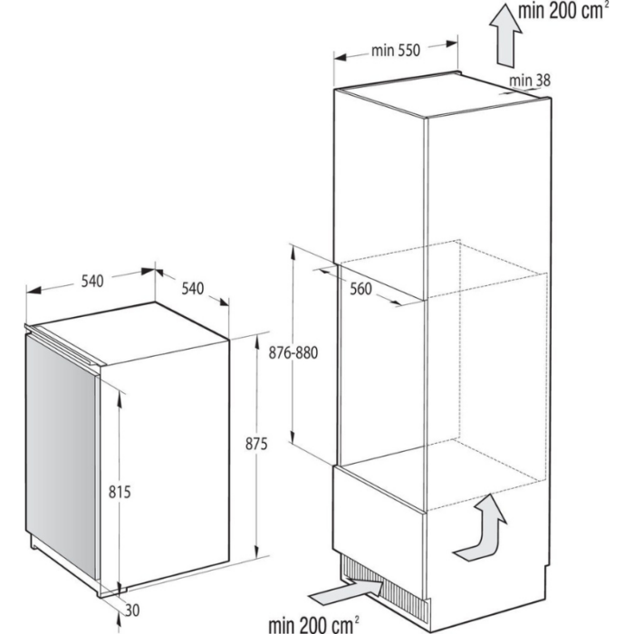 GORENJE ugradbeni hladnjak RI 409 EP1 - Slika 4
