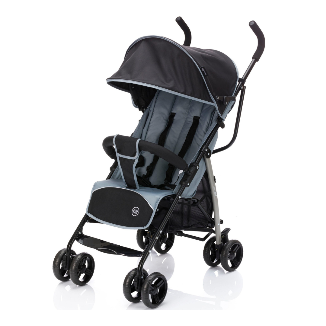 KOLICA (6) FILLIKID Dječja kolica Fill Buggy Glider, crno-siva - Slika 1