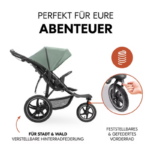 HAUCK Kolica s triciklom Runner 3, Jungle Green - Slika 3