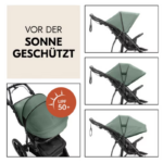 HAUCK Kolica s triciklom Runner 3, Jungle Green - Slika 2