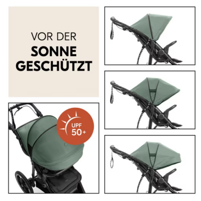 HAUCK Kolica s triciklom Runner 3, Jungle Green - Slika 2
