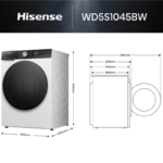 HISENSE perilica-sušilica WD5S1045BW - Slika 12