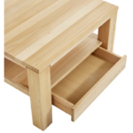 Linea Natura STOLIĆ ZA KAVU puna bukva 70/70/47,5 cm kvadratna boja bukve - Slika 3