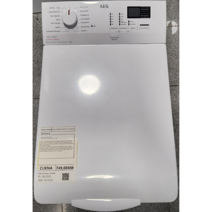 AEG perilica rublja LTR6E41269 - Slika 7