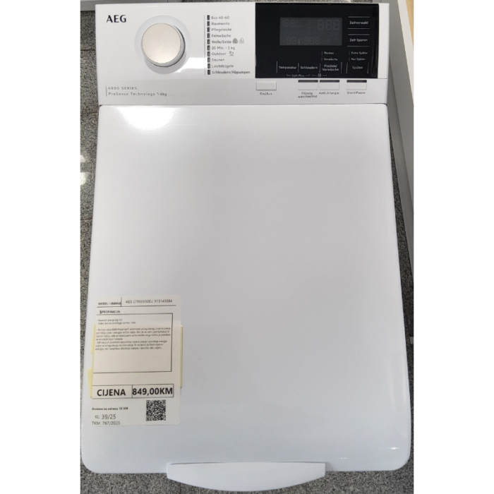 AEG perilica rublja LTR6E650EU - Slika 9