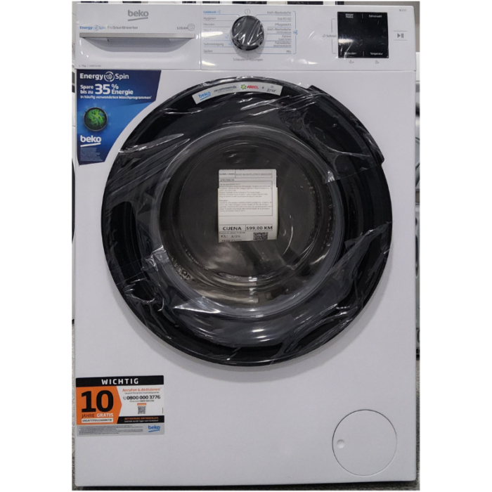 BEKO perilica rublja BM3WFU3741X - Slika 14