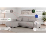 BORNHOLM kutna sofa - Slika 9