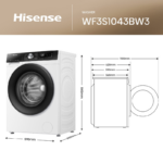 HISENSE perilica rublja WF3S1043BW3 - Slika 10