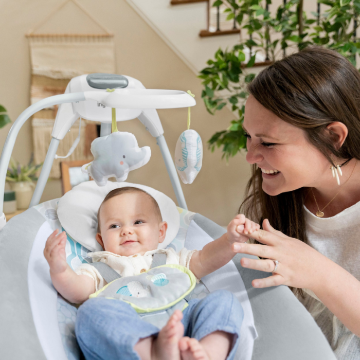 Dječja ljuljačka SimpleComfort Compact Soothing Swing - Everston - Slika 17