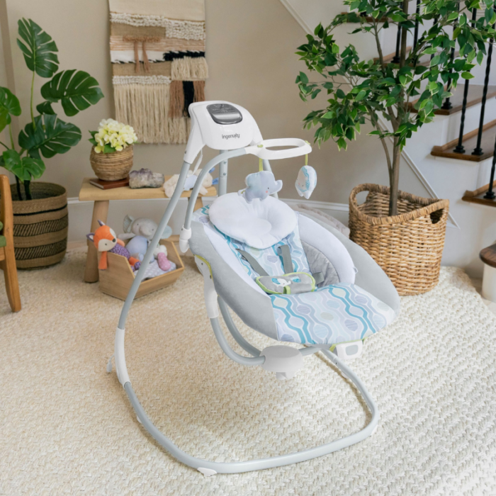 Dječja ljuljačka SimpleComfort Compact Soothing Swing - Everston - Slika 2