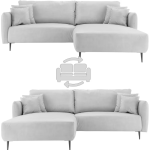 Livetastic kutna sofa - Slika 4