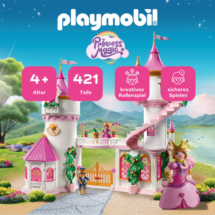PLAYMOBIL® Dvorac princeze s kraljem i kraljicom (71845) - Slika 6