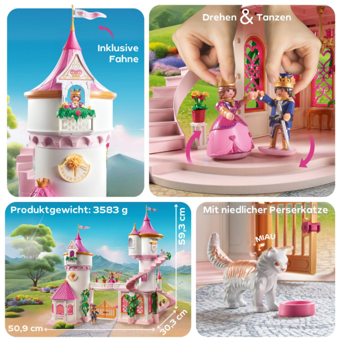 PLAYMOBIL® Dvorac princeze s kraljem i kraljicom (71845) - Slika 2